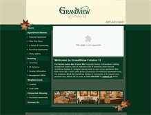 Tablet Screenshot of grandview-estates2.com